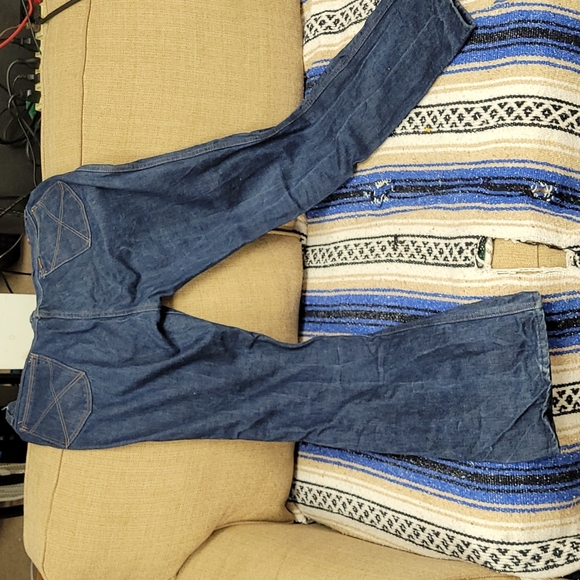 Vintage 70s Big Yank BellBottom Jeans - Picture 3 of 4